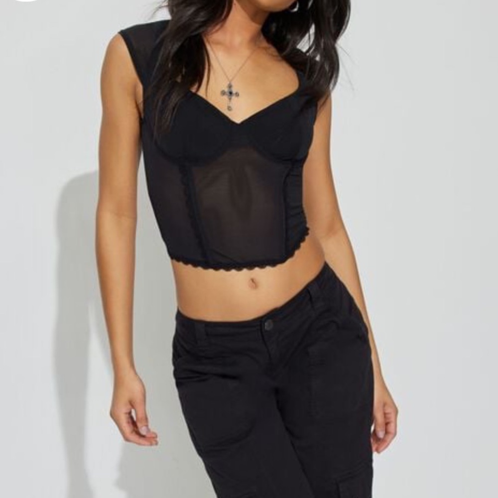 Garage Floral Lace Bustier!